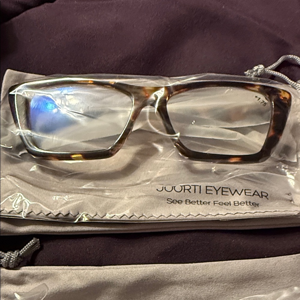 Eyeglasses Trio  Readers - 3 pack of +1.75 Joorti eyewear tortoise Oprah cat eye - Picture 9 of 12